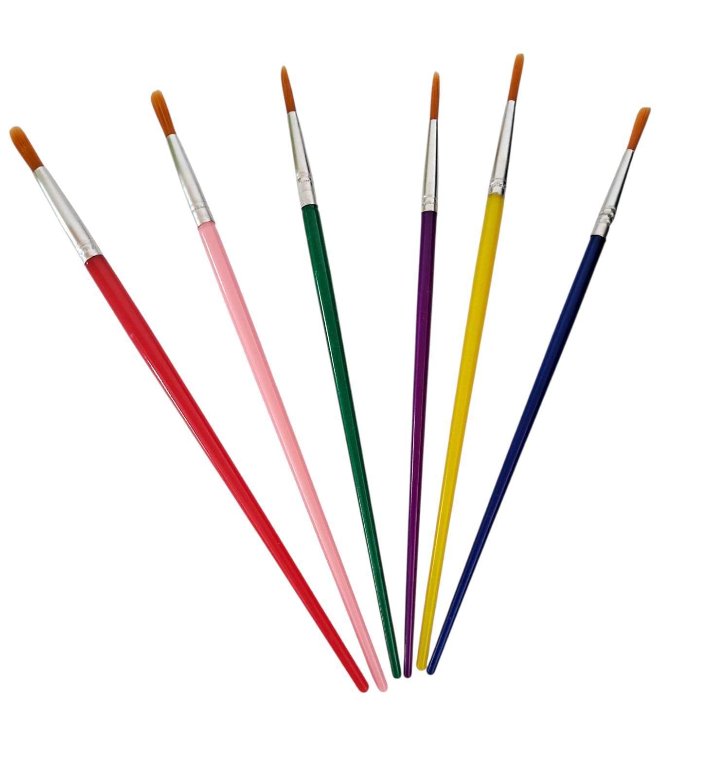 Pinceles Delineadores Económicos. Paquete 6 piezas